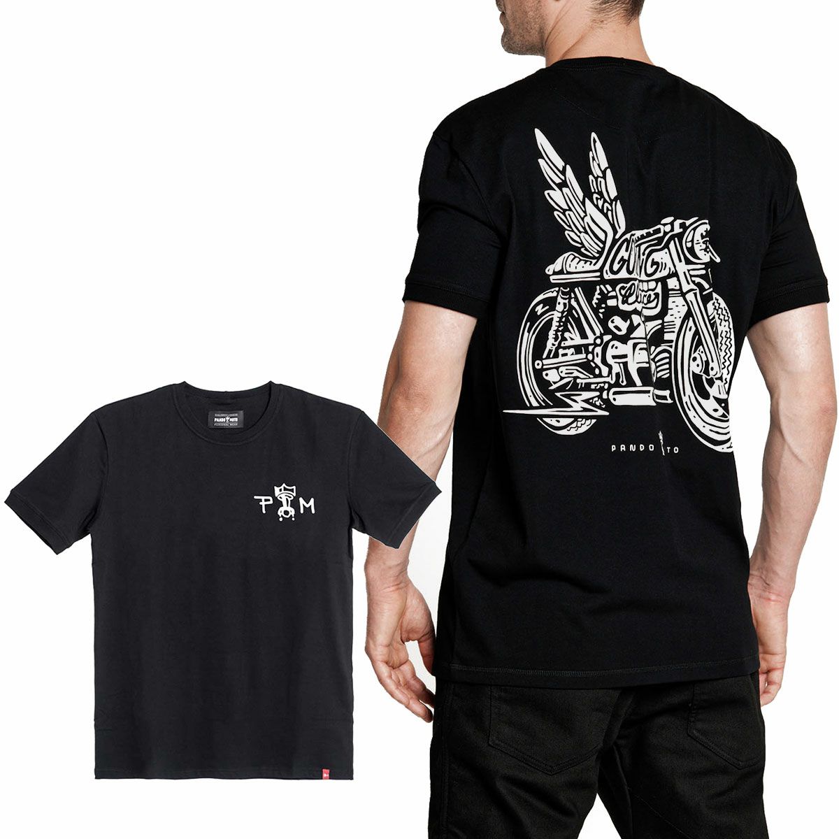 PANDO MOTO｜マイク モト ウィング 1 Tシャツ｜