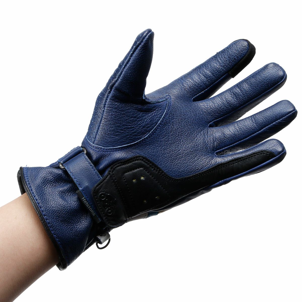 helstons｜モーラ エア グローブ｜サマー｜ブルー｜モデル着用