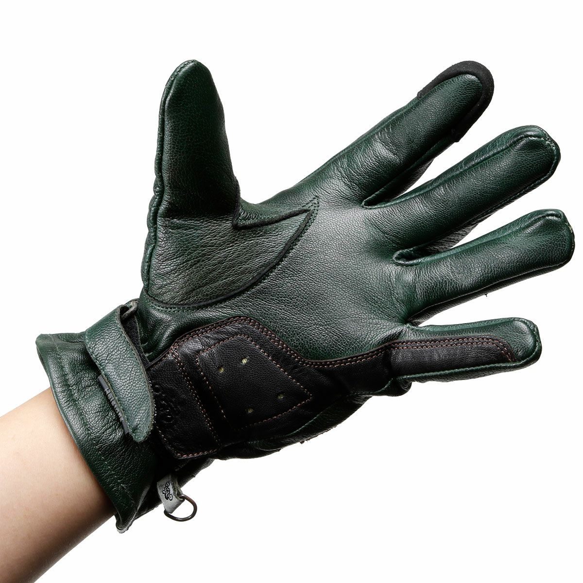 helstons｜モーラ エア グローブ｜サマー｜グリーン｜モデル着用