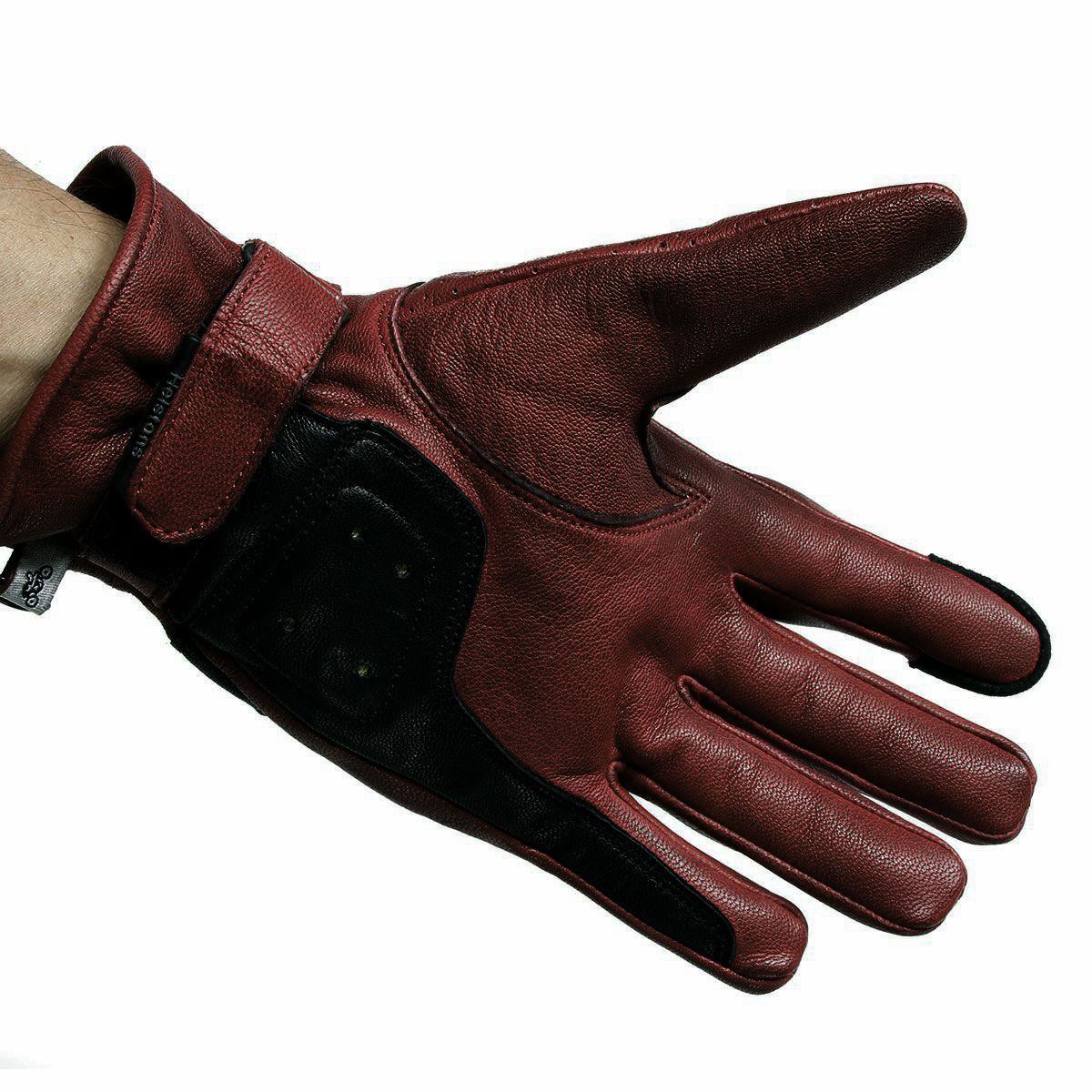 helstons｜モーラ エア グローブ｜サマー｜アンティークボルドー｜モデル着用