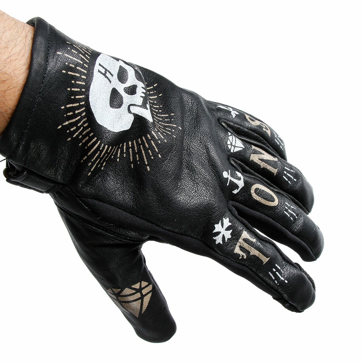 helstons｜カスタム グローブ｜3シーズン｜ブラック｜モデル着用