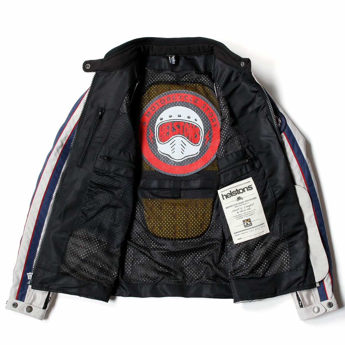 helstons｜レディース ジェイド メッシュジャケット｜シルバー