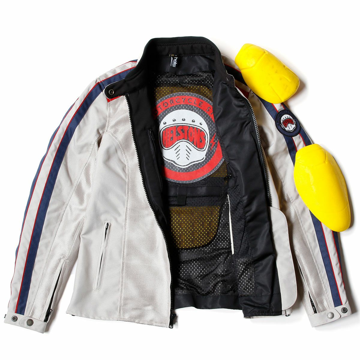 helstons｜レディース ジェイド メッシュジャケット｜シルバー