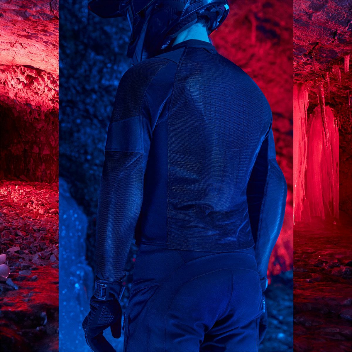 SPIDI｜ベース 1 アーマー｜メッシュ｜ブラック｜モデル着用