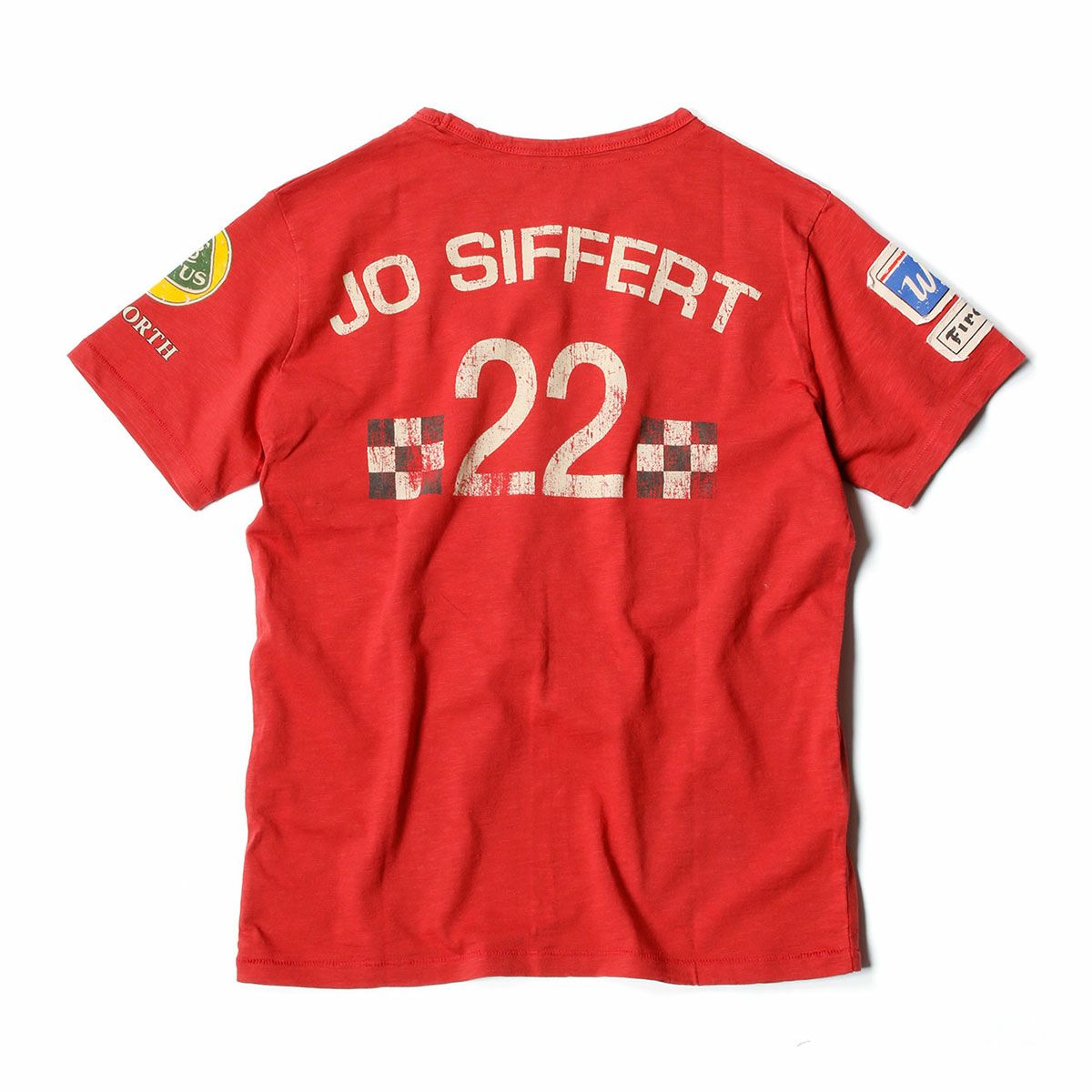 Warson Motors｜オロン ヴィラール 1962 シフェール Tシャツ｜レッド