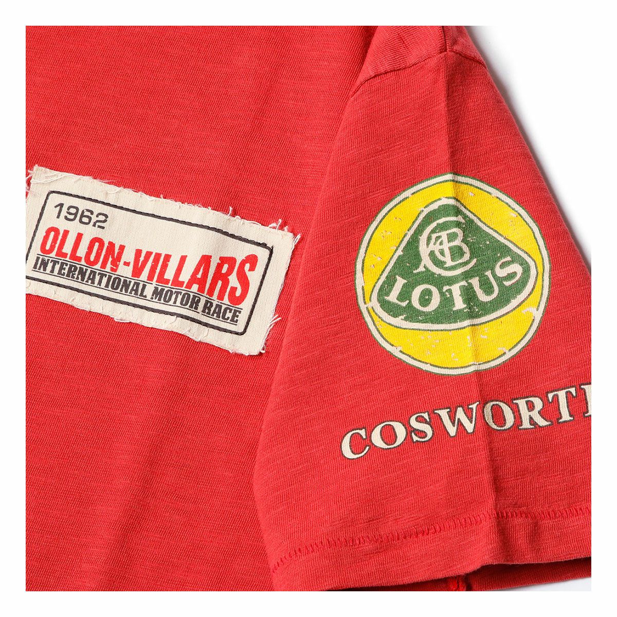 Warson Motors｜オロン ヴィラール 1962 シフェール Tシャツ｜レッド