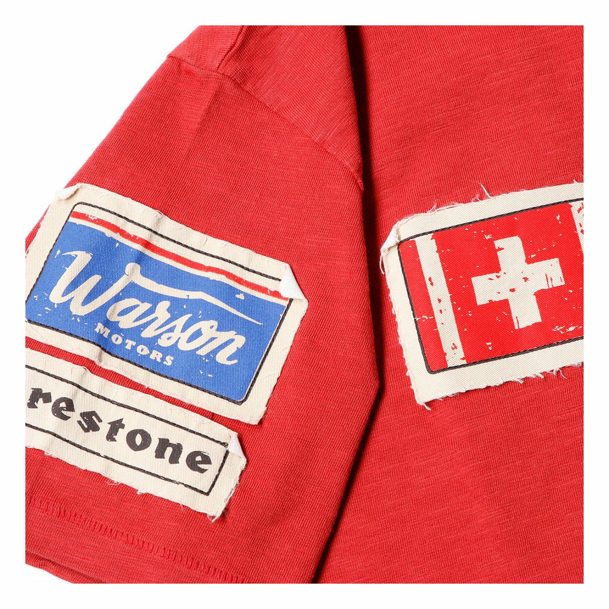 Warson Motors｜オロン ヴィラール 1962 シフェール Tシャツ｜レッド