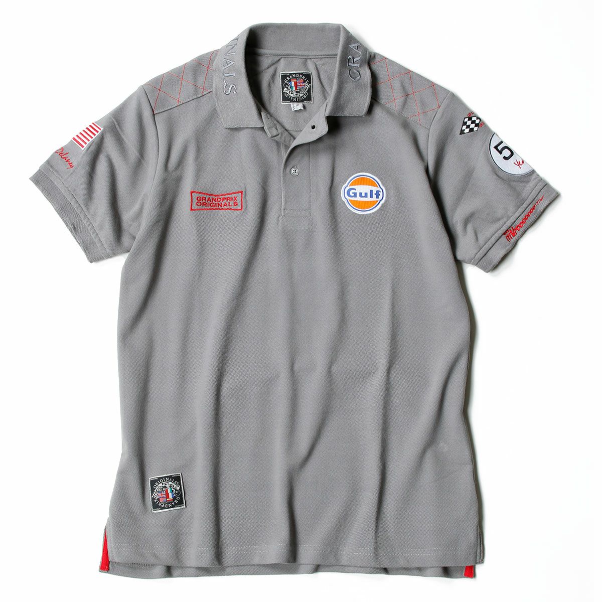 GULF｜M.ディレイニー ポロ｜ポロシャツ｜グレー