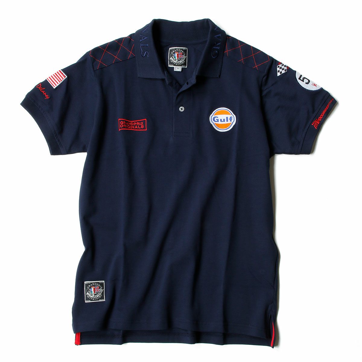 GULF｜M.ディレイニー ポロ｜ポロシャツ｜ネイビー