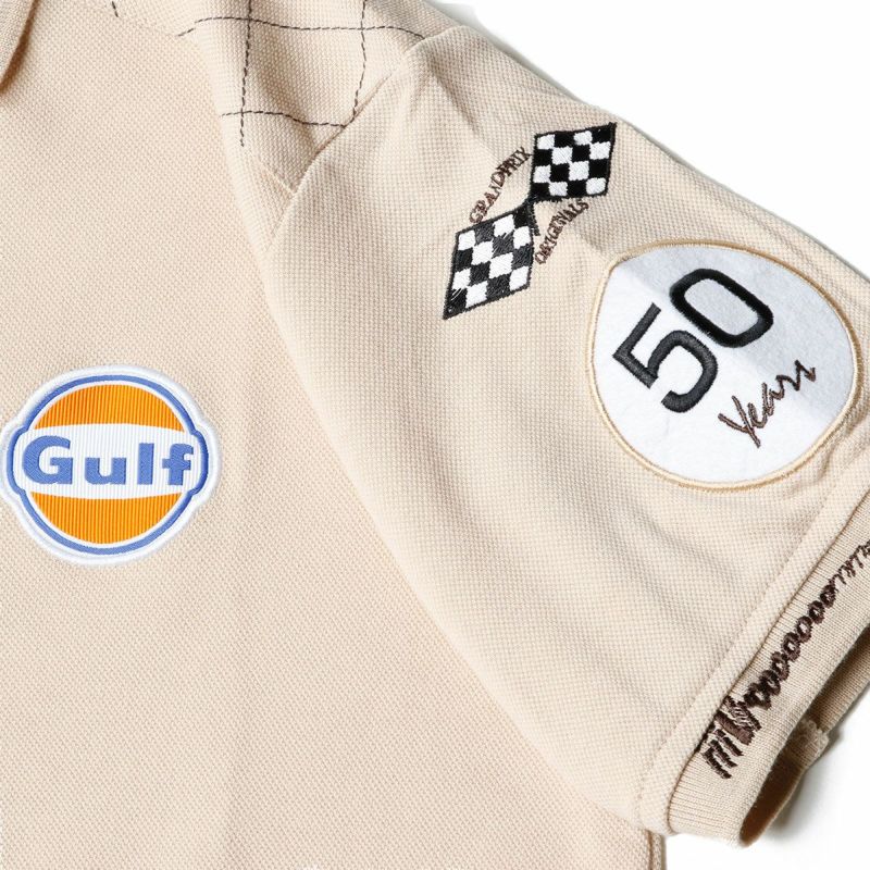 GULF｜M.ディレイニー ポロ｜ポロシャツ｜サンド