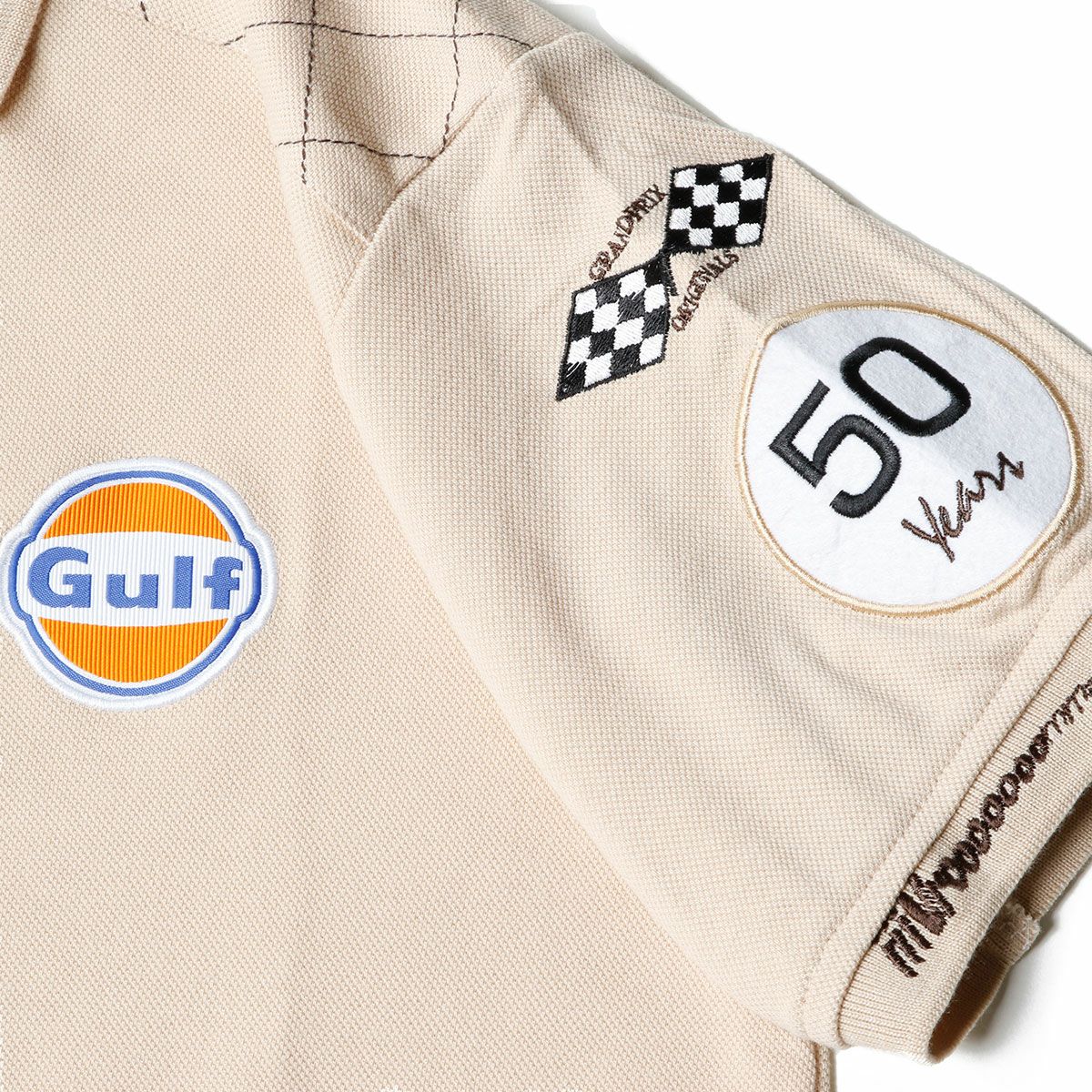 GULF｜M.ディレイニー ポロ｜ポロシャツ｜サンド