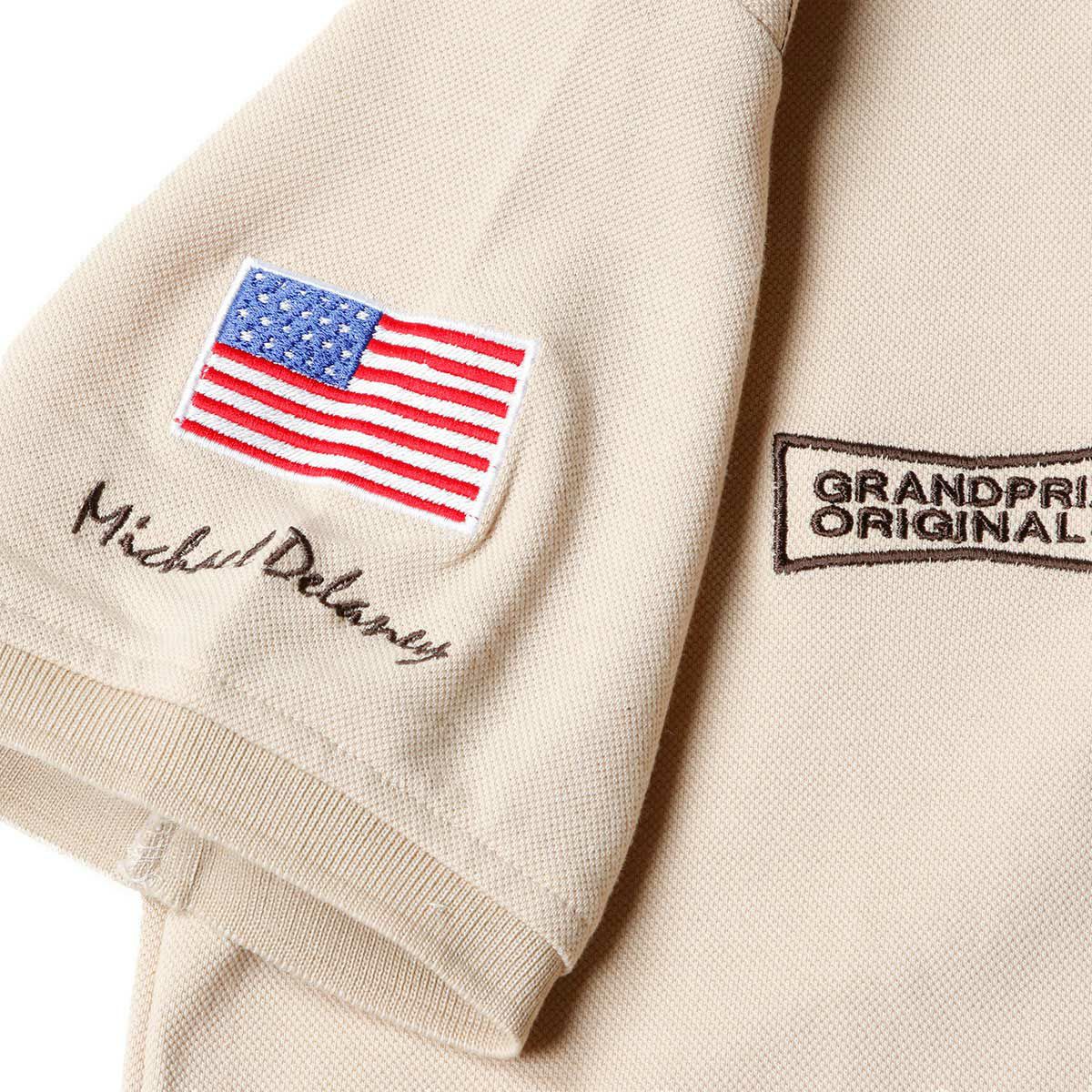 GULF｜M.ディレイニー ポロ｜ポロシャツ｜サンド