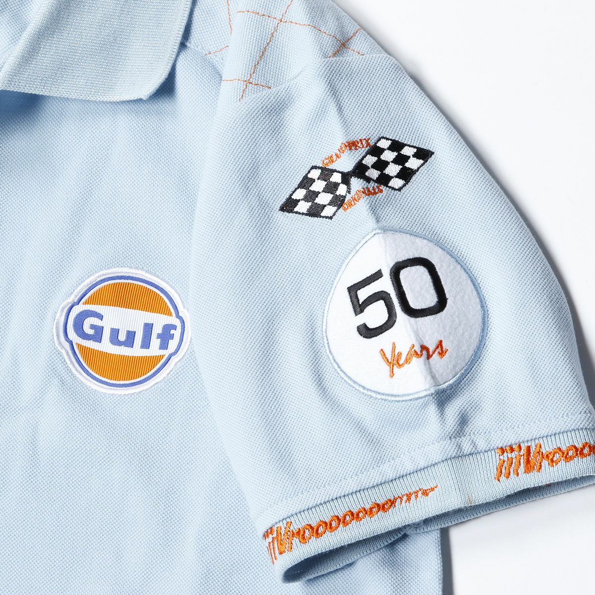 GULF｜M.ディレイニー ポロ｜ポロシャツ｜ガルフブルー