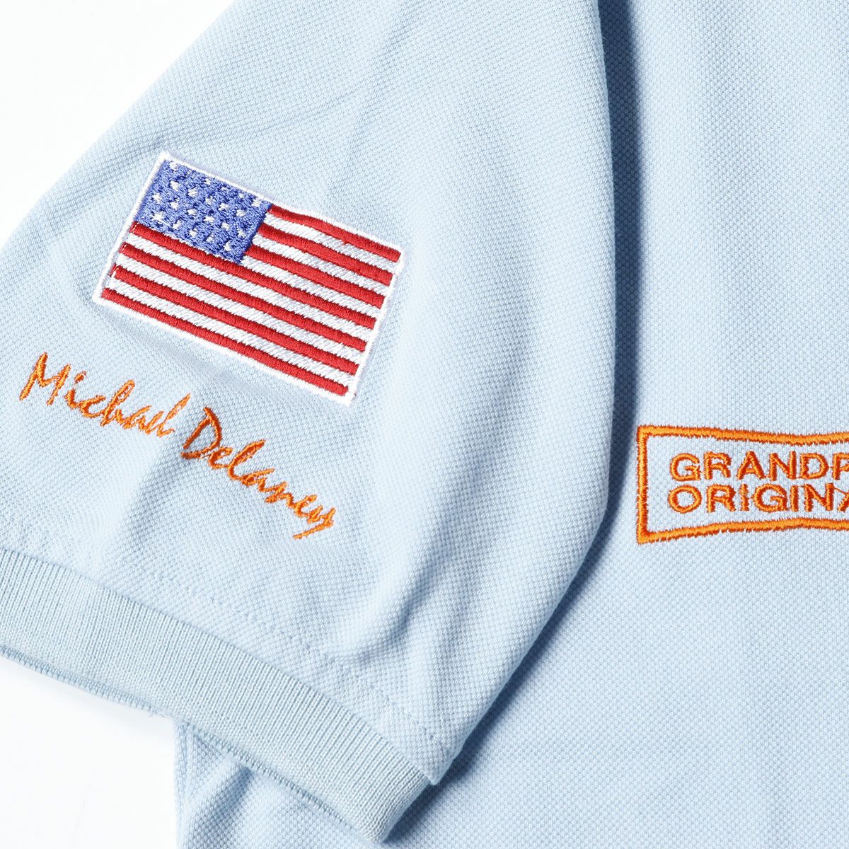 GULF｜M.ディレイニー ポロ｜ポロシャツ｜ガルフブルー