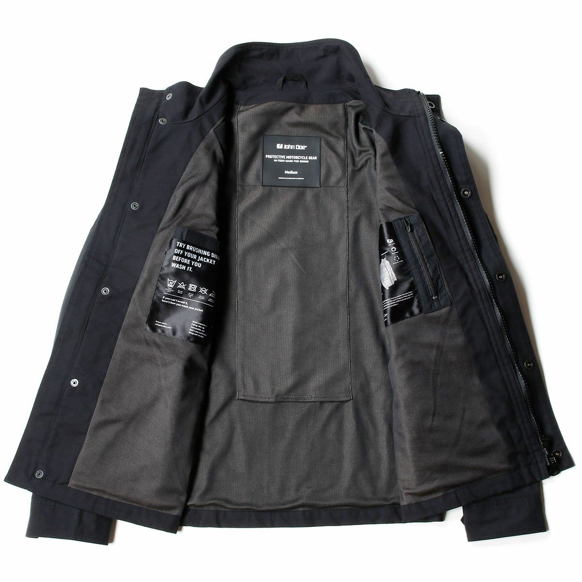 John Doe｜XTM エクスプローラー ジャケット｜ファブリック｜ブラック