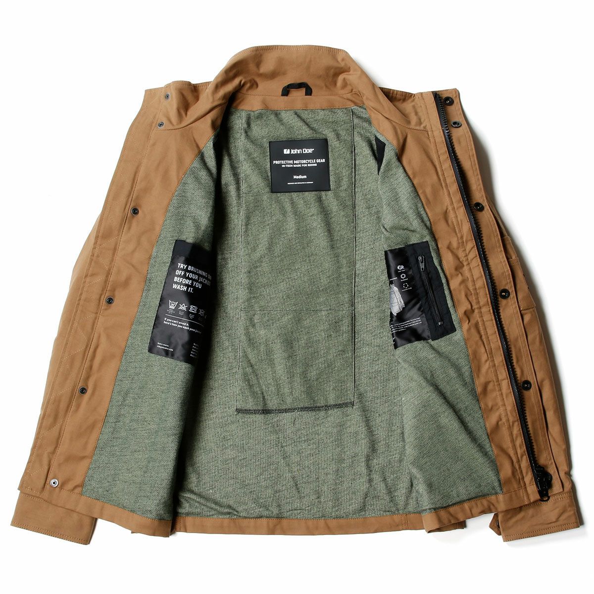 John Doe｜XTM エクスプローラー ジャケット｜ファブリック｜キャメル