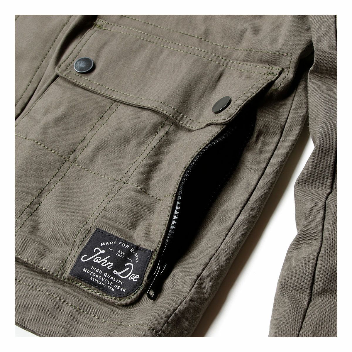 John Doe｜XTM エクスプローラー ジャケット｜ファブリック｜オリーブ