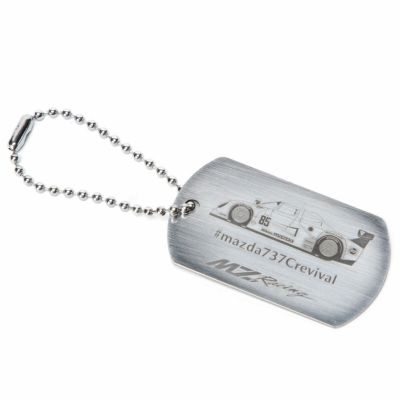 MZRacing｜ルマン優勝30周年記念 マツダ737C ドッグタグ｜キーホルダー