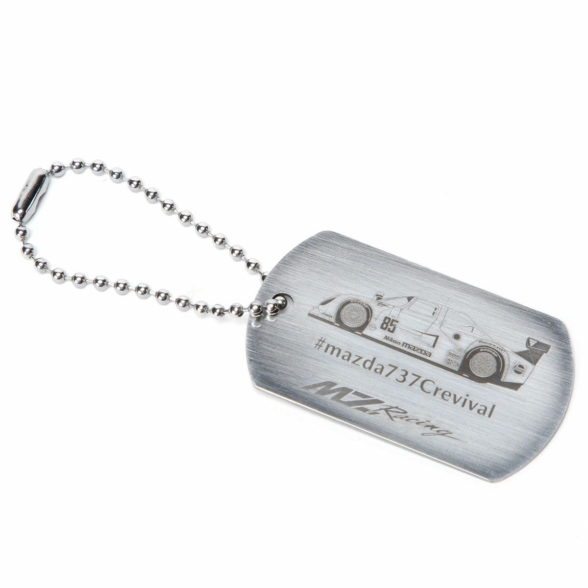 MZRacing｜ルマン優勝30周年記念 マツダ737C ドッグタグ｜キーホルダー