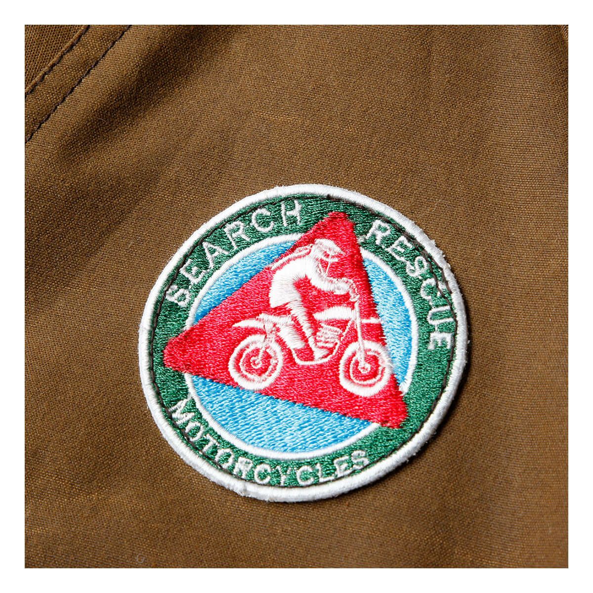 Fuel Motorcycles｜レスキュー レインコート｜レインウェア｜ブラウン