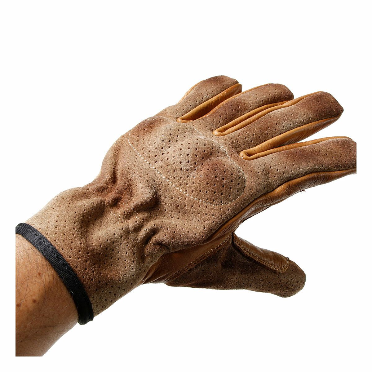 Fuel Motorcycles｜フラット グローブ｜3シーズン｜タン｜モデル着用