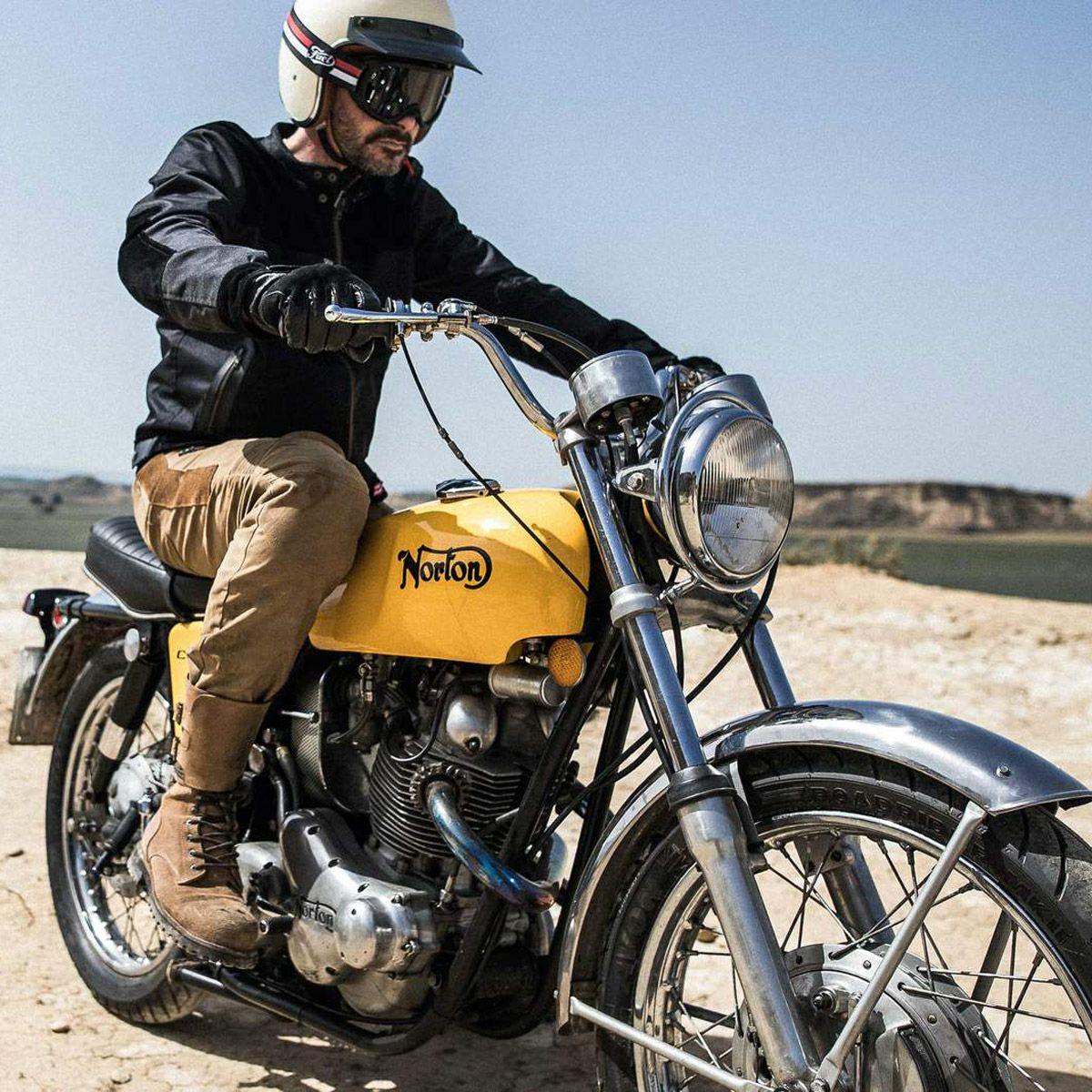 Fuel Motorcycles｜アリゾナ ジャケット｜メッシュ｜ブラック｜モデル着用