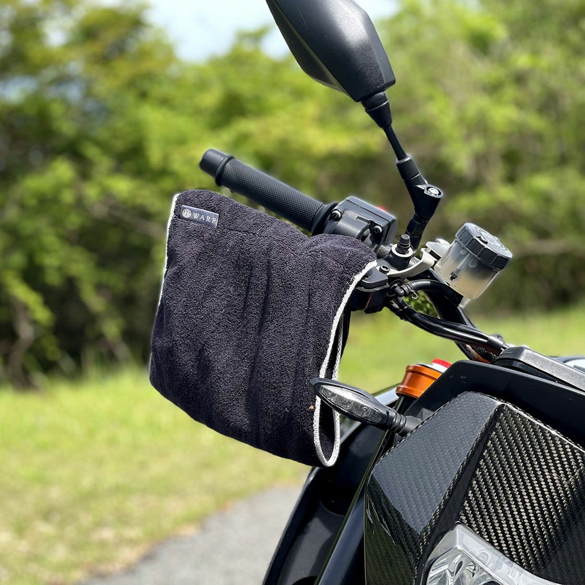 WARP｜のびのびネックゲーター｜ネックカバー｜ブラック