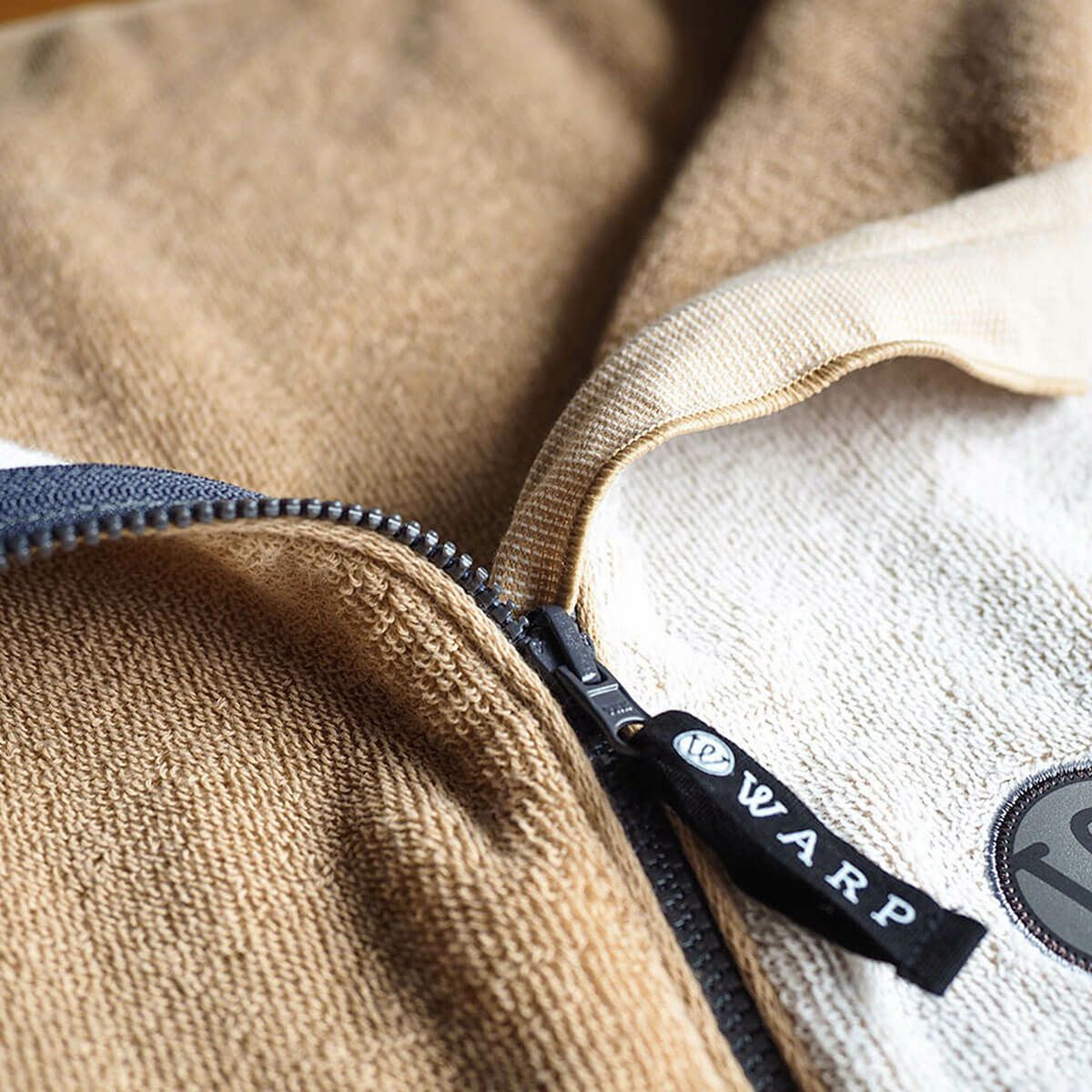 WARP｜ジッパーループタオル｜その他雑貨｜アイボリー