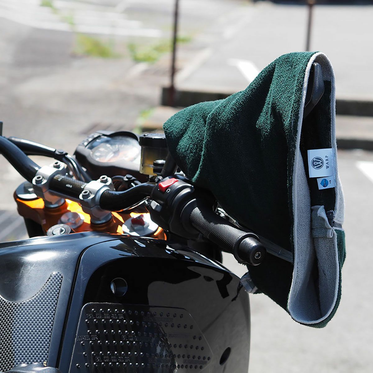 WARP｜ジッパーループタオル｜その他雑貨｜グリーン