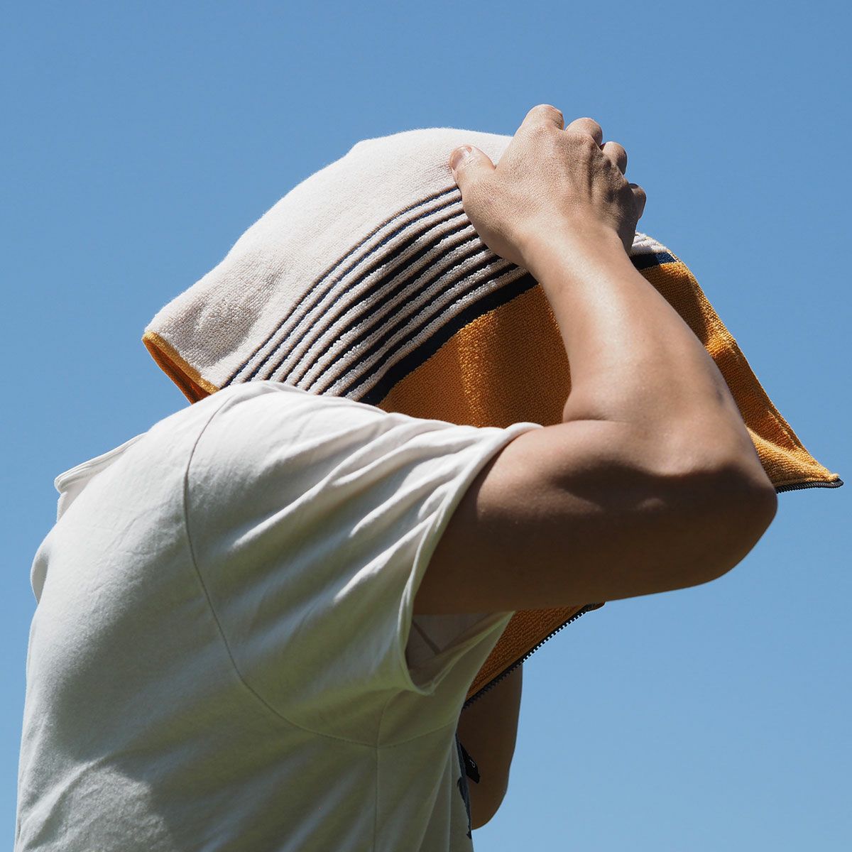 WARP｜ジッパーループタオル｜その他雑貨｜オレンジ