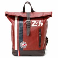 CLASSIC LEGEND MOTORS｜【ル・マン24時間レース・オフィシャルライセンス商品】レザー バックパック｜レッド