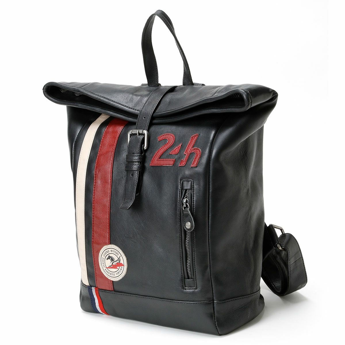 CLASSIC LEGEND MOTORS｜【ル・マン24時間レース・オフィシャルライセンス商品】レザー バックパック｜ブラック