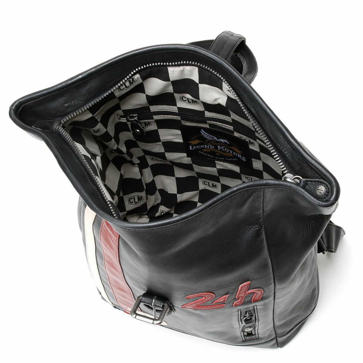 CLASSIC LEGEND MOTORS｜【ル・マン24時間レース・オフィシャルライセンス商品】レザー バックパック｜ブラック