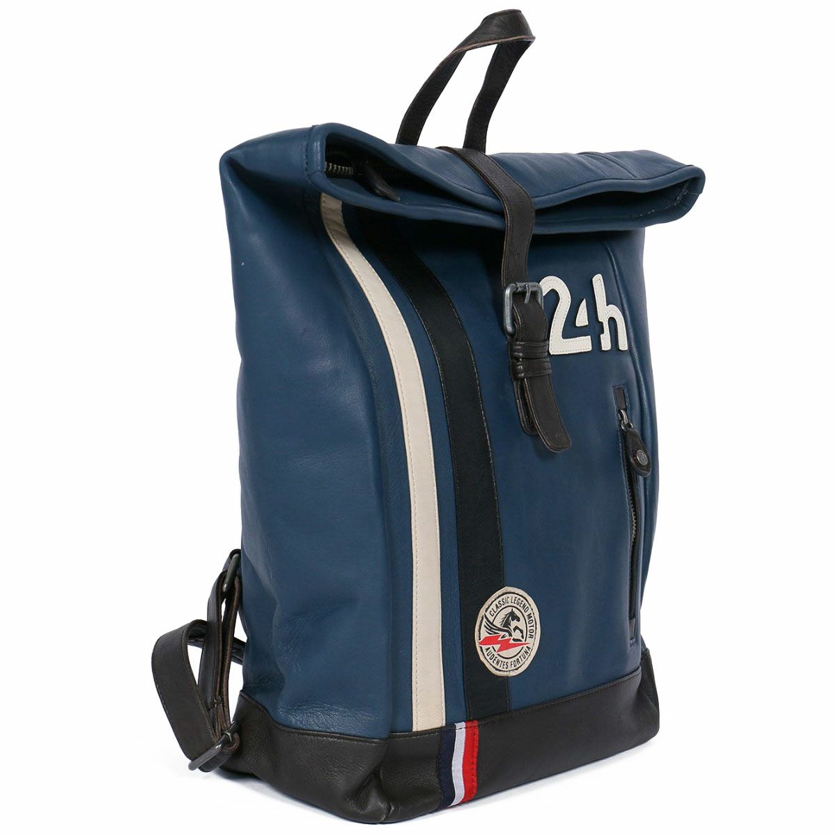 CLASSIC LEGEND MOTORS｜【ル・マン24時間レース・オフィシャルライセンス商品】レザー バックパック｜ロイヤルブルー