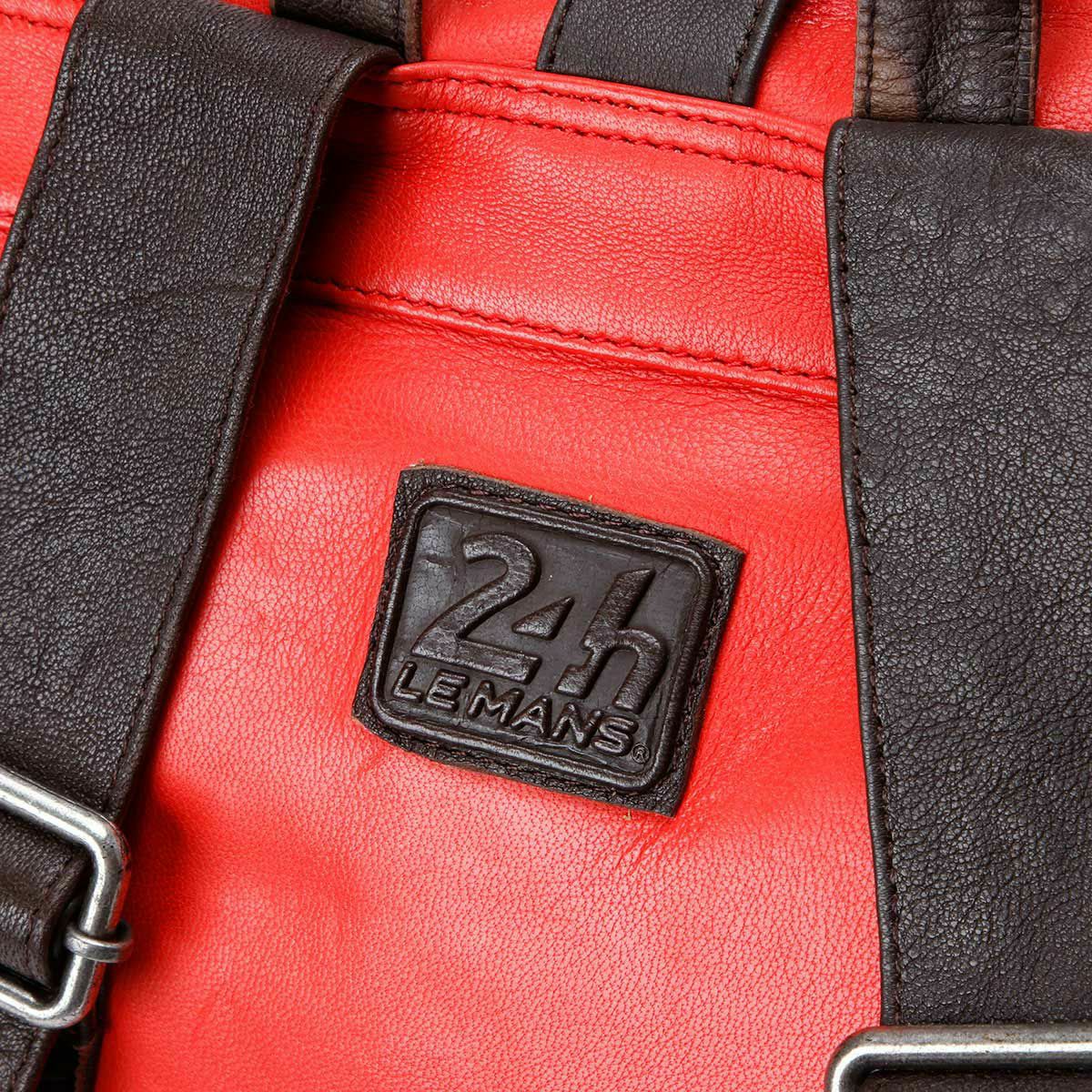 CLASSIC LEGEND MOTORS｜【ル・マン24時間レース・オフィシャルライセンス商品】レザー バックパック｜ブライトレッド