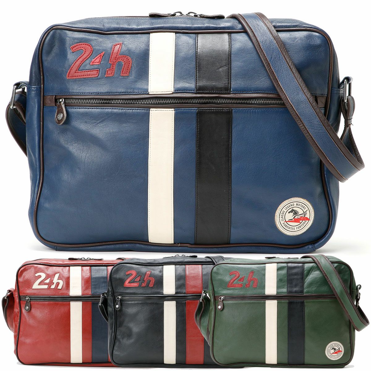 CLASSIC LEGEND MOTORS｜【ル・マン24時間レース・オフィシャルライセンス商品】メッセンジャー レザー バッグ｜