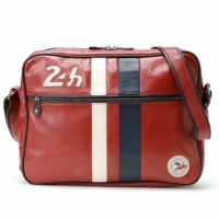 CLASSIC LEGEND MOTORS｜【ル・マン24時間レース・オフィシャルライセンス商品】メッセンジャー レザー バッグ｜レッド