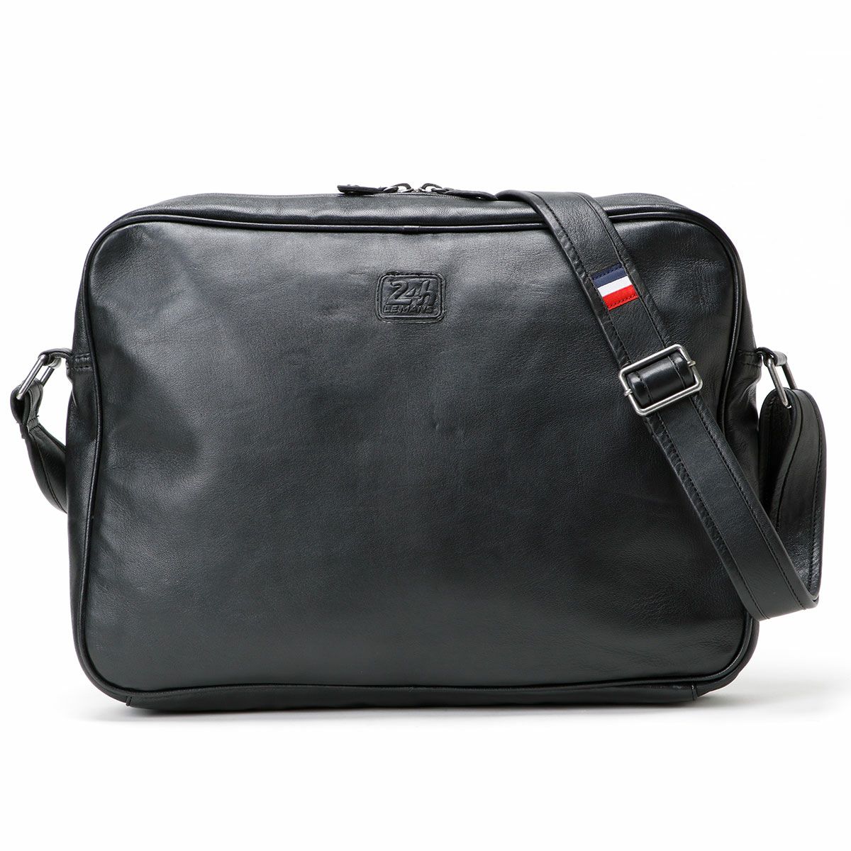 CLASSIC LEGEND MOTORS｜【ル・マン24時間レース・オフィシャルライセンス商品】メッセンジャー レザー バッグ｜ブラック