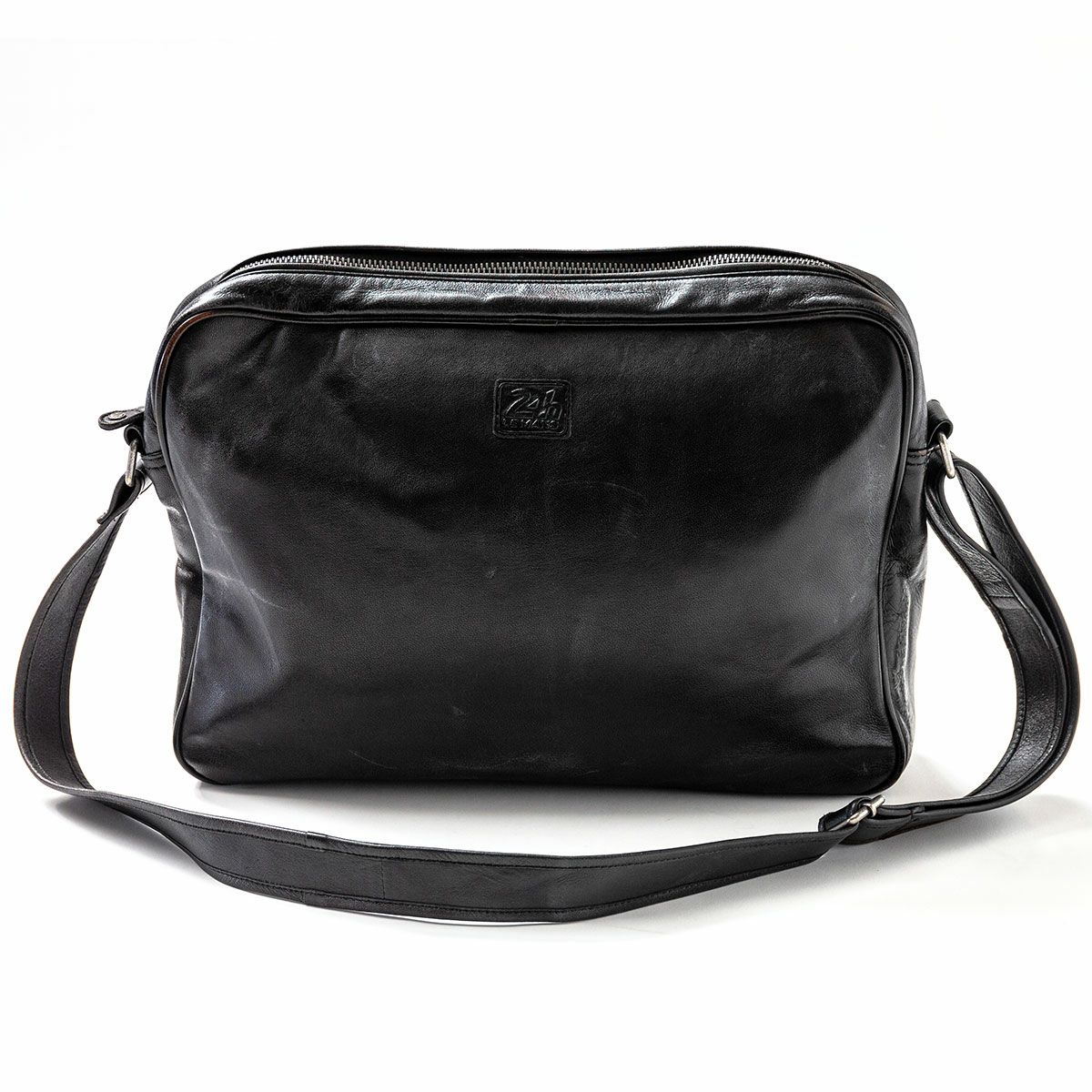 CLASSIC LEGEND MOTORS｜【ル・マン24時間レース・オフィシャルライセンス商品】メッセンジャー レザー バッグ｜ブラック