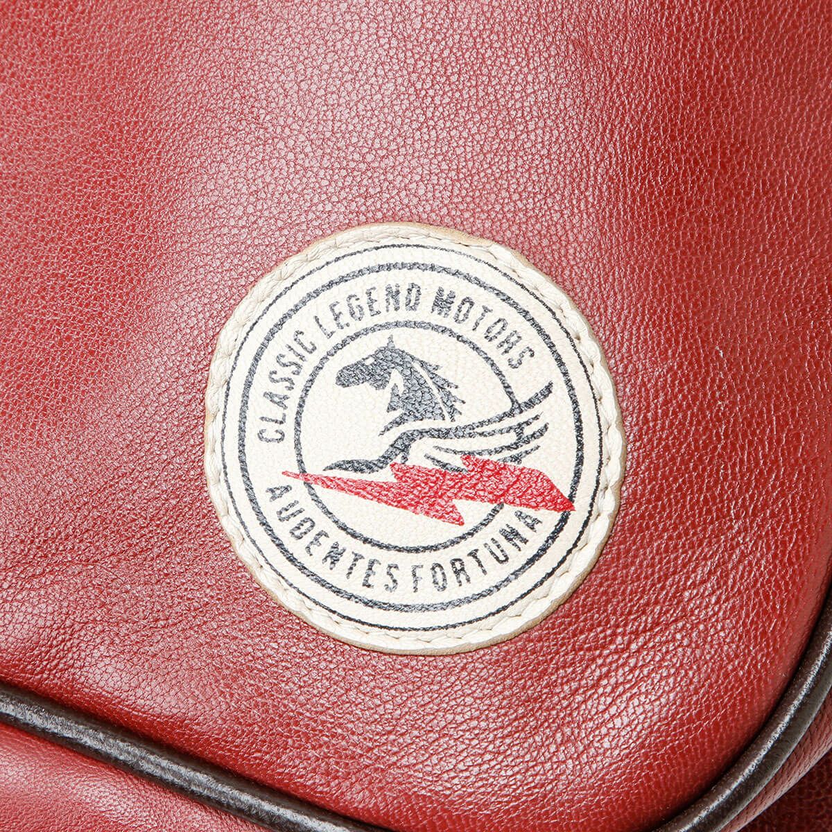 CLASSIC LEGEND MOTORS｜【ル・マン24時間レース・オフィシャルライセンス商品】メッセンジャー レザー バッグ｜レッド