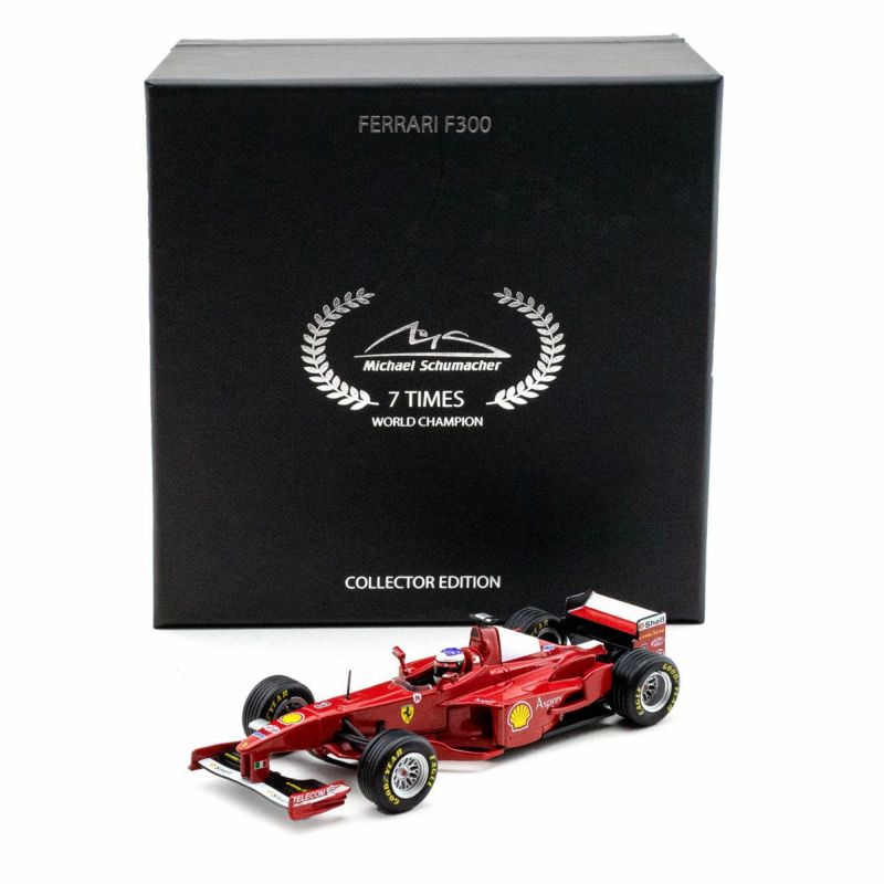 1/43 スケール ミハエル・シューマッハ フェラーリ F300 フランスGP 1998 モデルカー | モトーリモーダ公式オンラインショップ