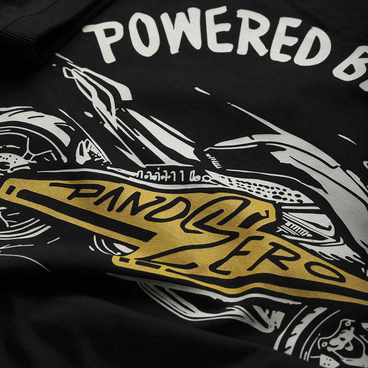 PANDO MOTO｜マイク ゼロ 1 Tシャツ｜ブラック