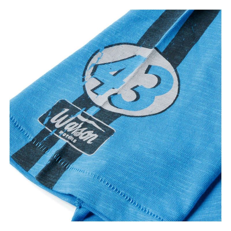 Warson Motors｜V8 Tシャツ｜ブルー