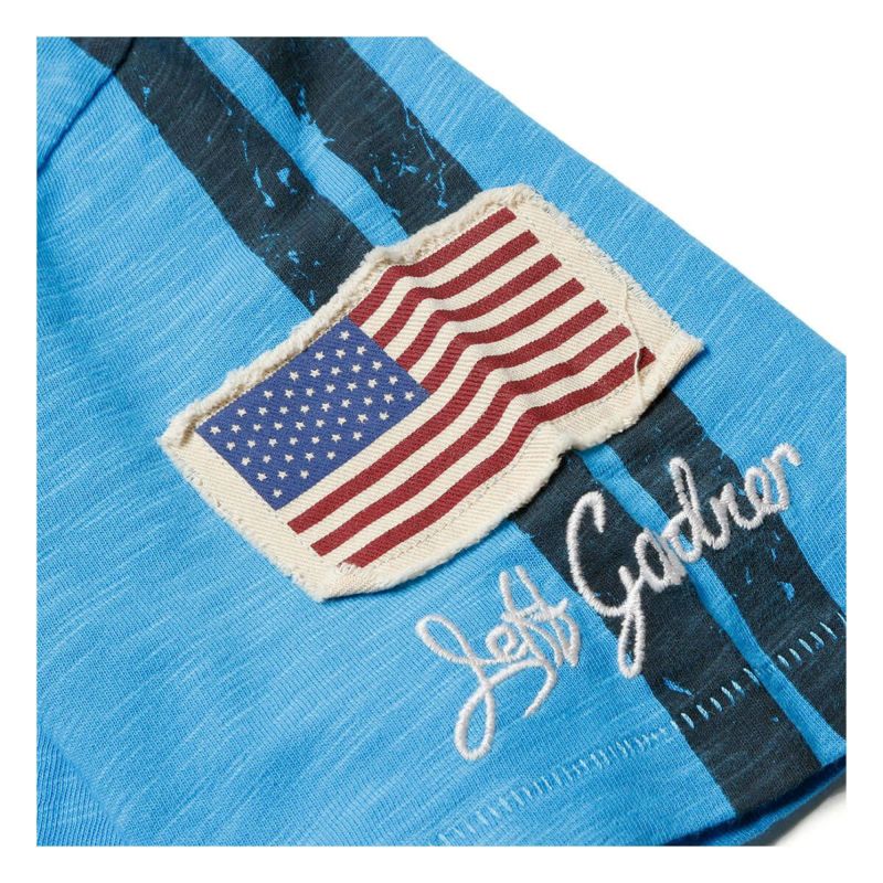 Warson Motors｜V8 Tシャツ｜ブルー