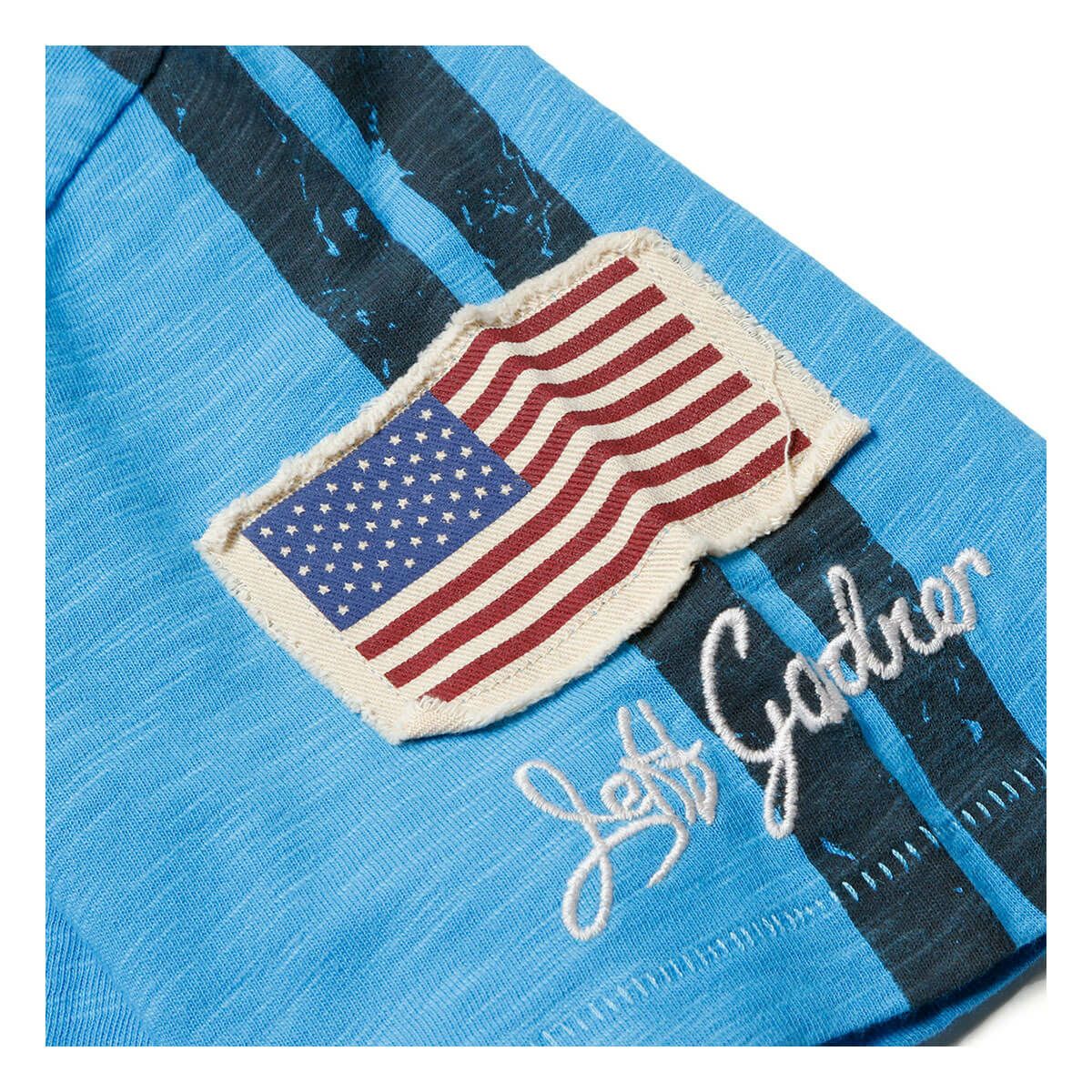 Warson Motors｜V8 Tシャツ｜ブルー