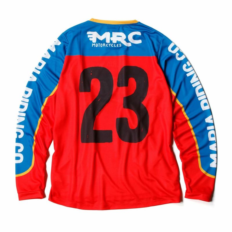Maria Riding Company｜エニー サンデー マリア オフロード レーシング ジャージ｜MXジャージ｜ブルー×レッド