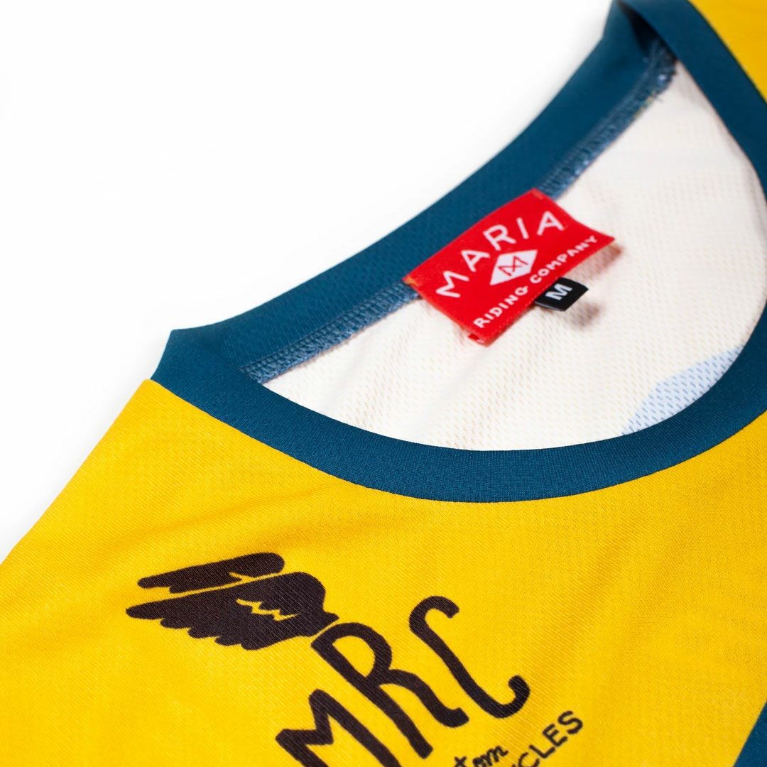 Maria Riding Company｜エレトリカ マリア オフロード レーシング ジャージ｜MXジャージ｜イエロー×ブルー×ホワイト