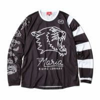 Maria Riding Company｜ワイルド キャット マリア オフロード レーシング ジャージ｜MXジャージ｜ブラック×ホワイト