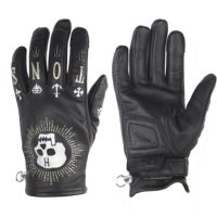 helstons｜グラフィック グローブ レディ｜3シーズン｜ブラック