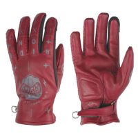 helstons｜グラフィック グローブ レディ｜3シーズン｜ボルドー